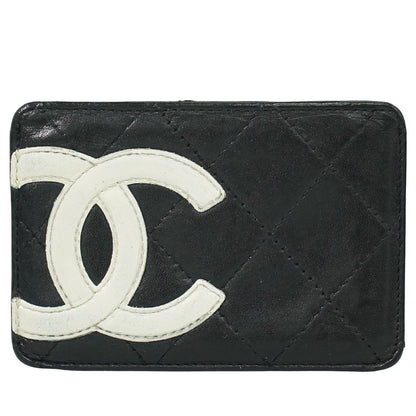 CHANEL ココマーク カンボンライン カードケース ブラック