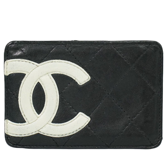 CHANEL ココマーク カンボンライン カードケース ブラック