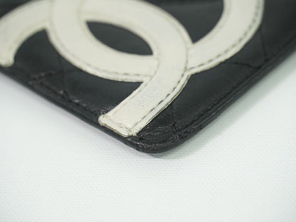 CHANEL ココマーク カンボンライン カードケース ブラック