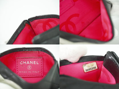CHANEL ココマーク カンボンライン カードケース ブラック