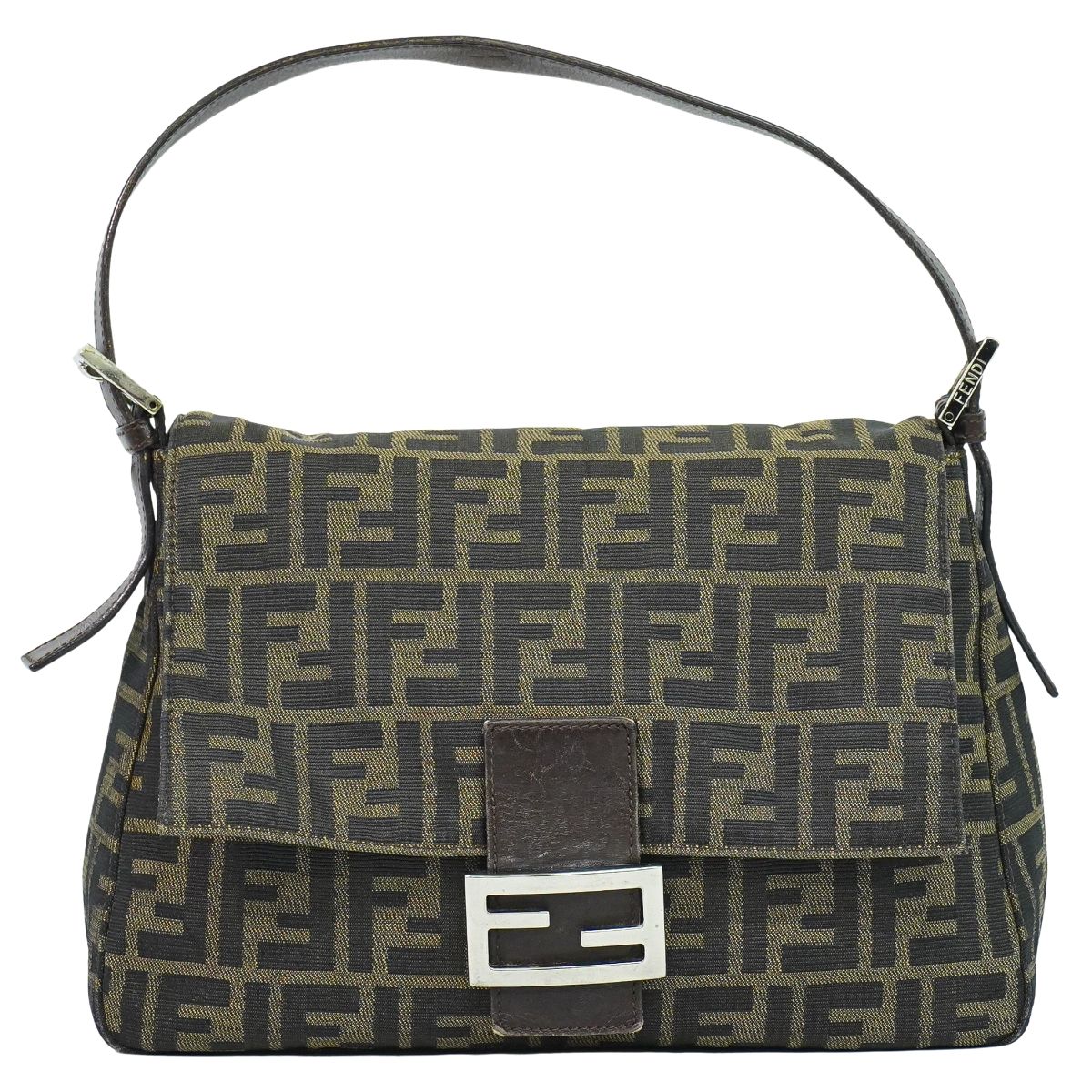 FENDI ズッカ ショルダーバッグ ブラウン