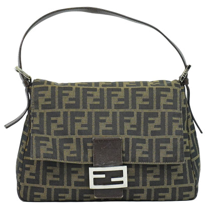 FENDI ズッカ ショルダーバッグ ブラウン