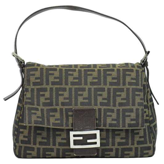 FENDI ズッカ ショルダーバッグ ブラウン
