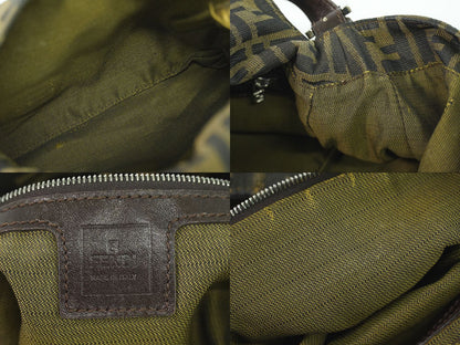 FENDI ズッカ ショルダーバッグ ブラウン