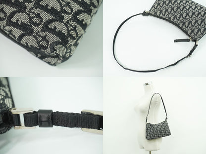 Christian Dior トロッター ショルダーバッグ ブラック