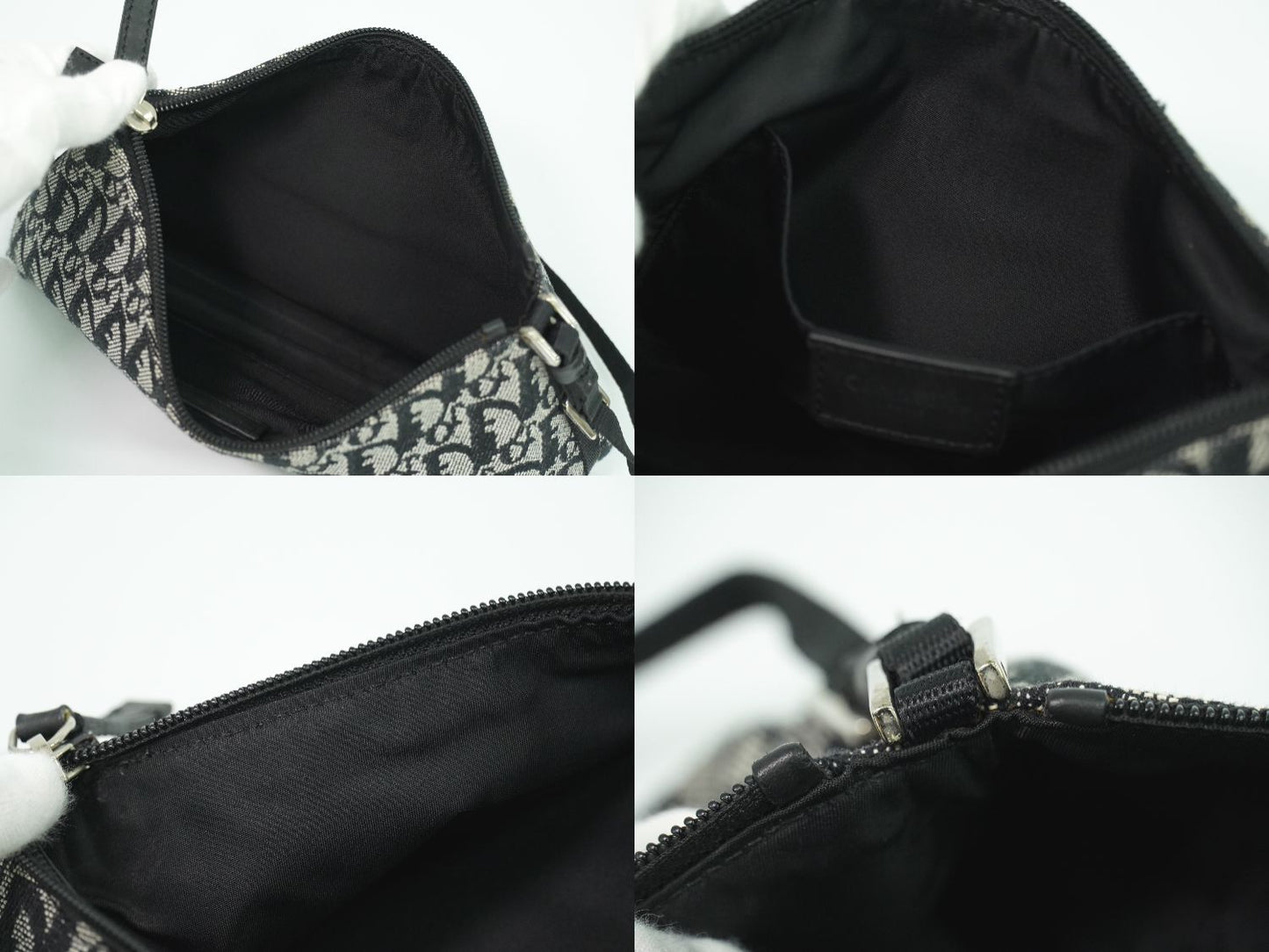 Christian Dior トロッター ショルダーバッグ ブラック