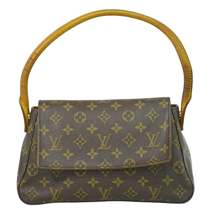 LOUIS VUITTON ミニ ルーピング モノグラム ショルダーバッグ M51147