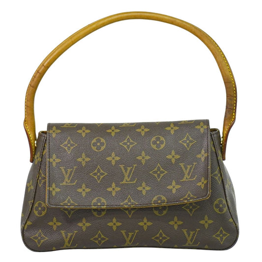 LOUIS VUITTON ミニ ルーピング モノグラム ショルダーバッグ M51147