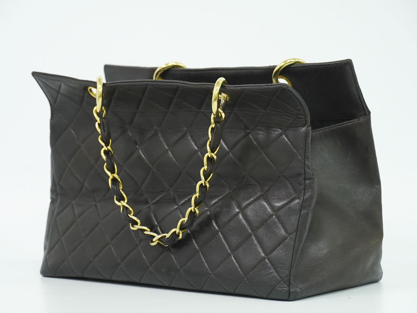 CHANEL マトラッセ ココマーク トートバッグ ブラック