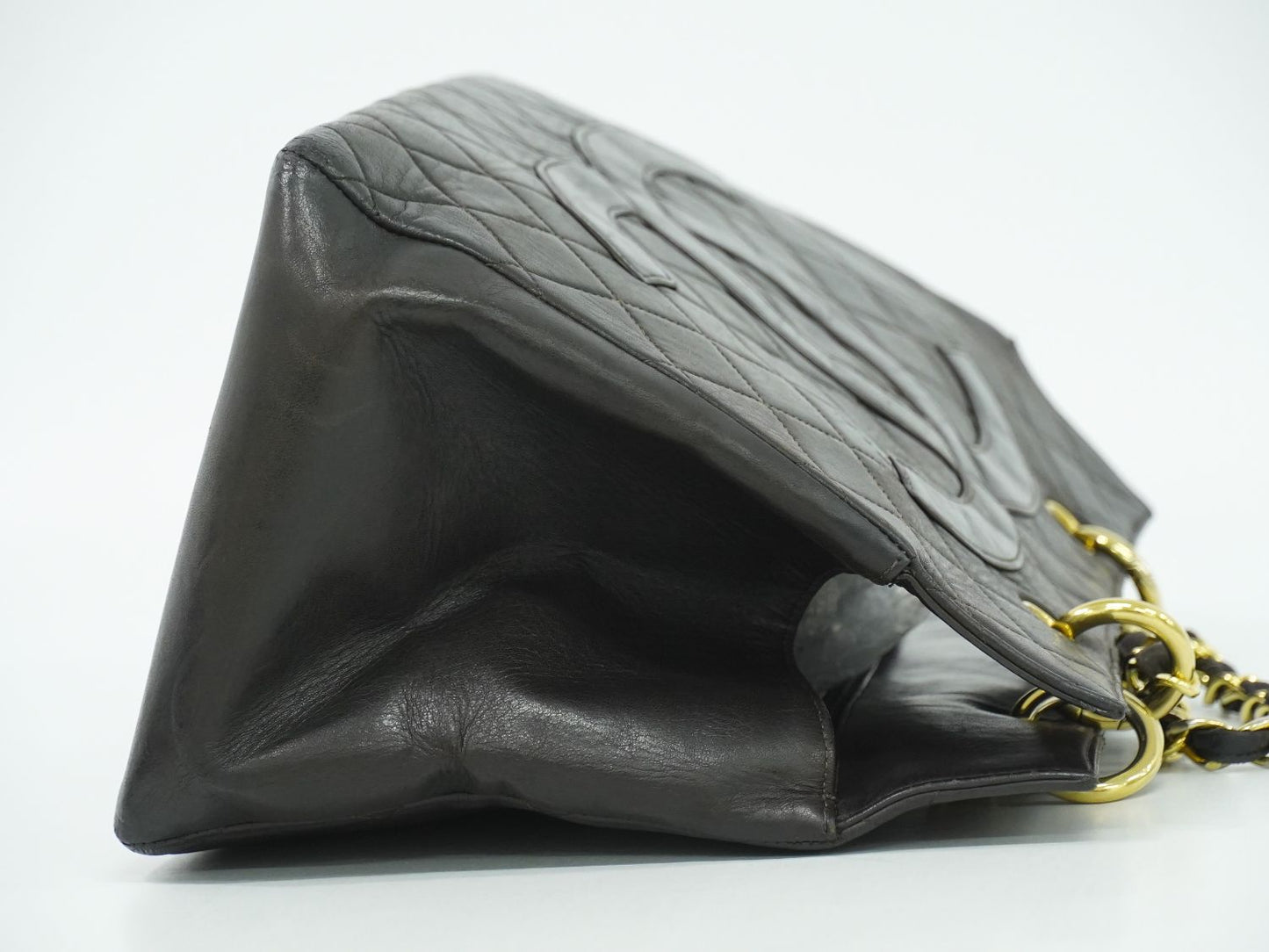 CHANEL マトラッセ ココマーク トートバッグ ブラック