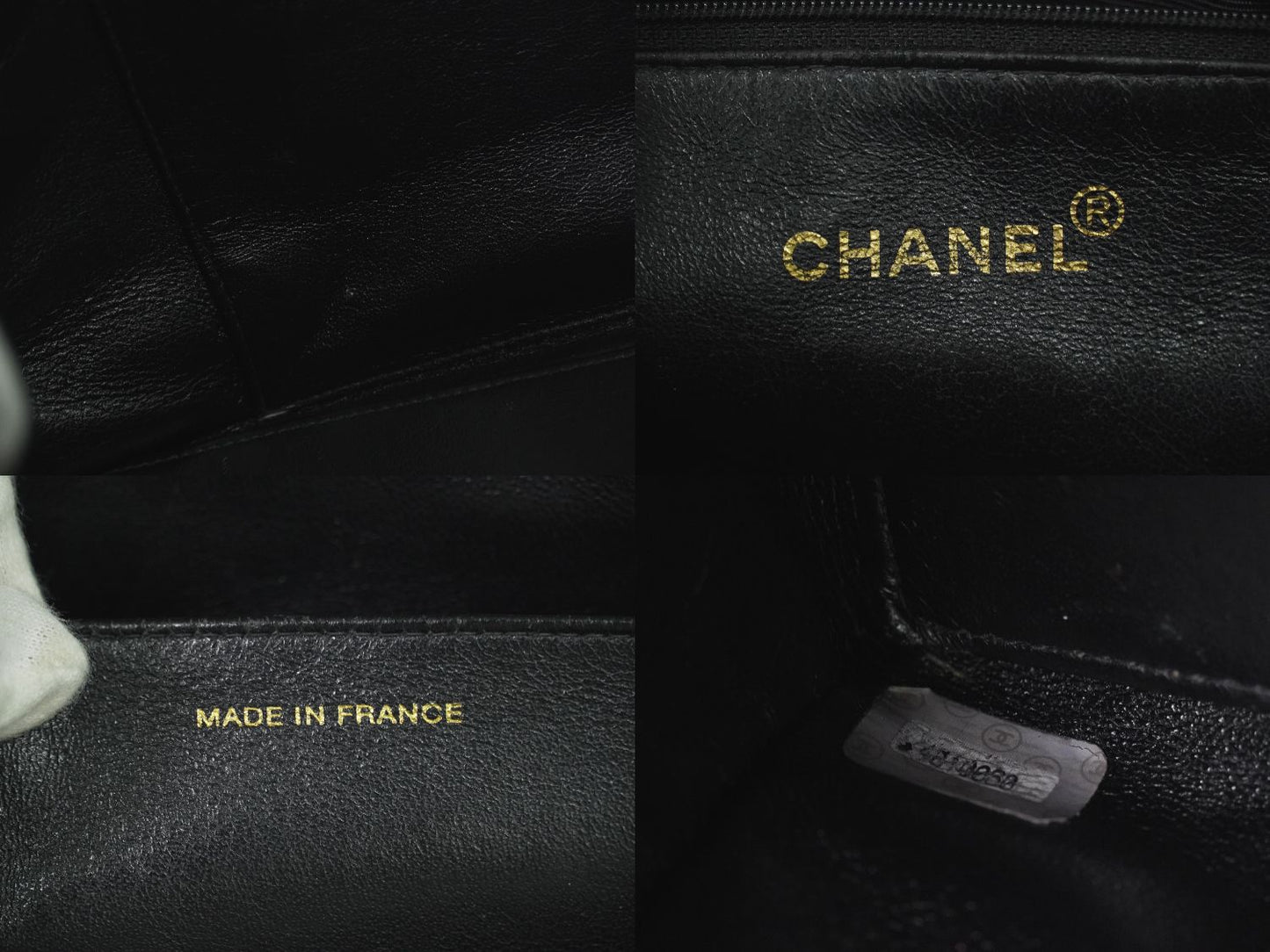 CHANEL マトラッセ ココマーク トートバッグ ブラック
