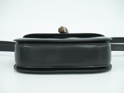 GUCCI バンブー 2WAY ショルダーバッグ ブラック