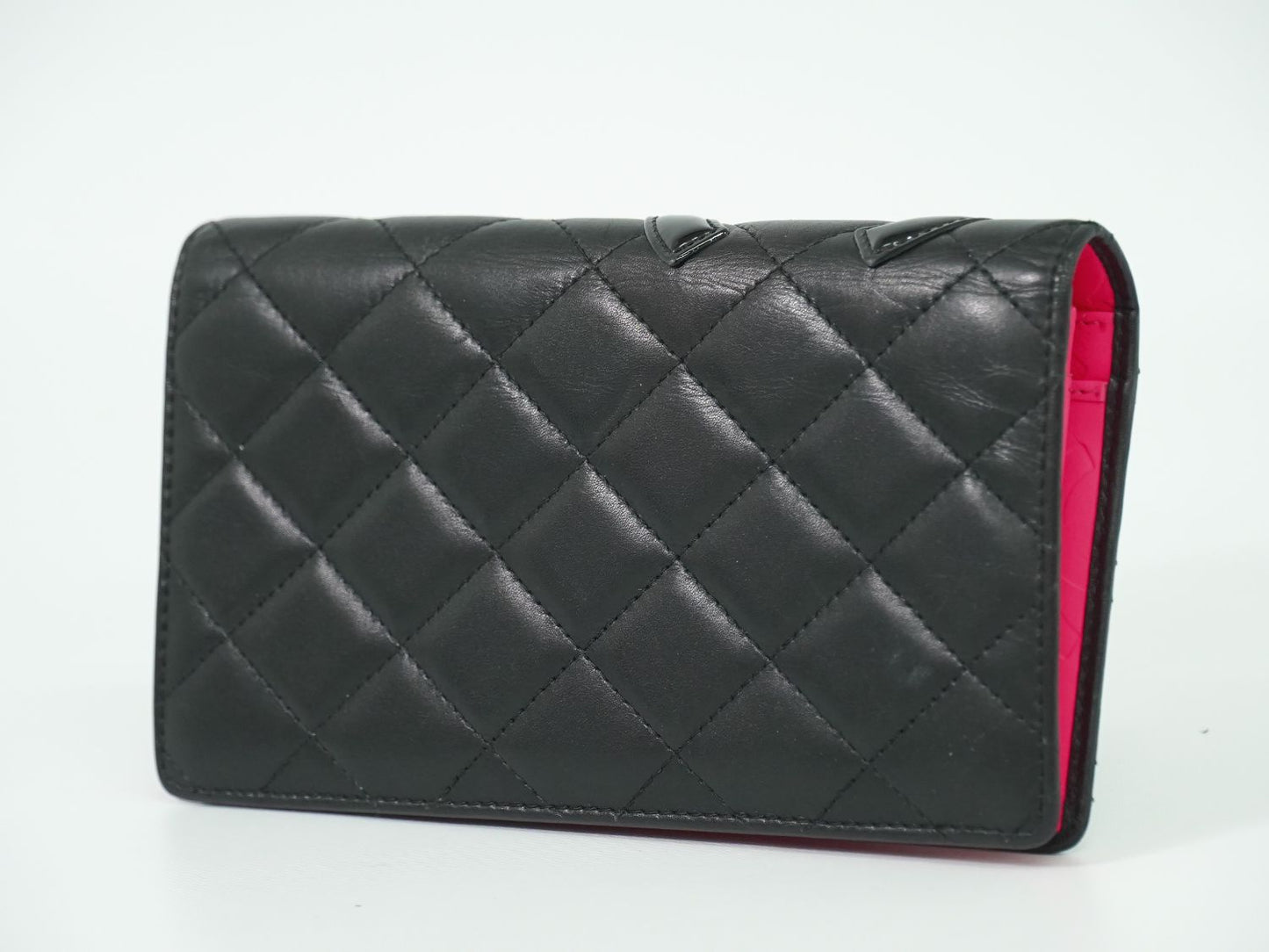 CHANEL ココマーク カンボンライン 長財布 ブラック