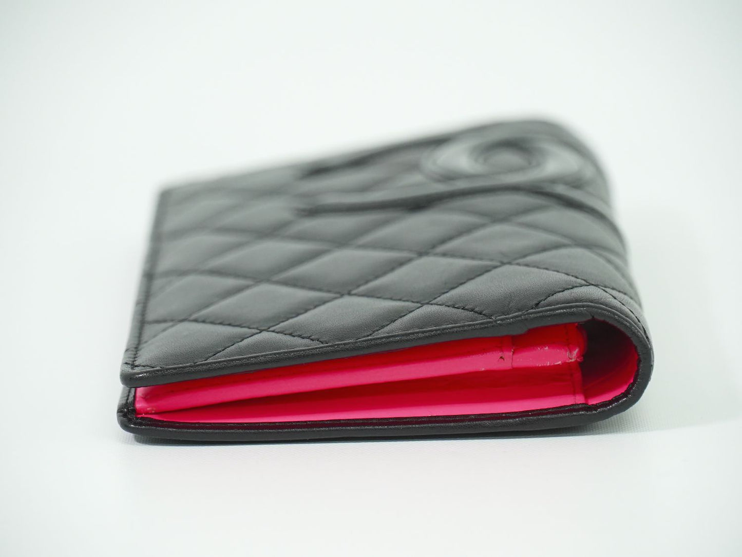 CHANEL ココマーク カンボンライン 長財布 ブラック