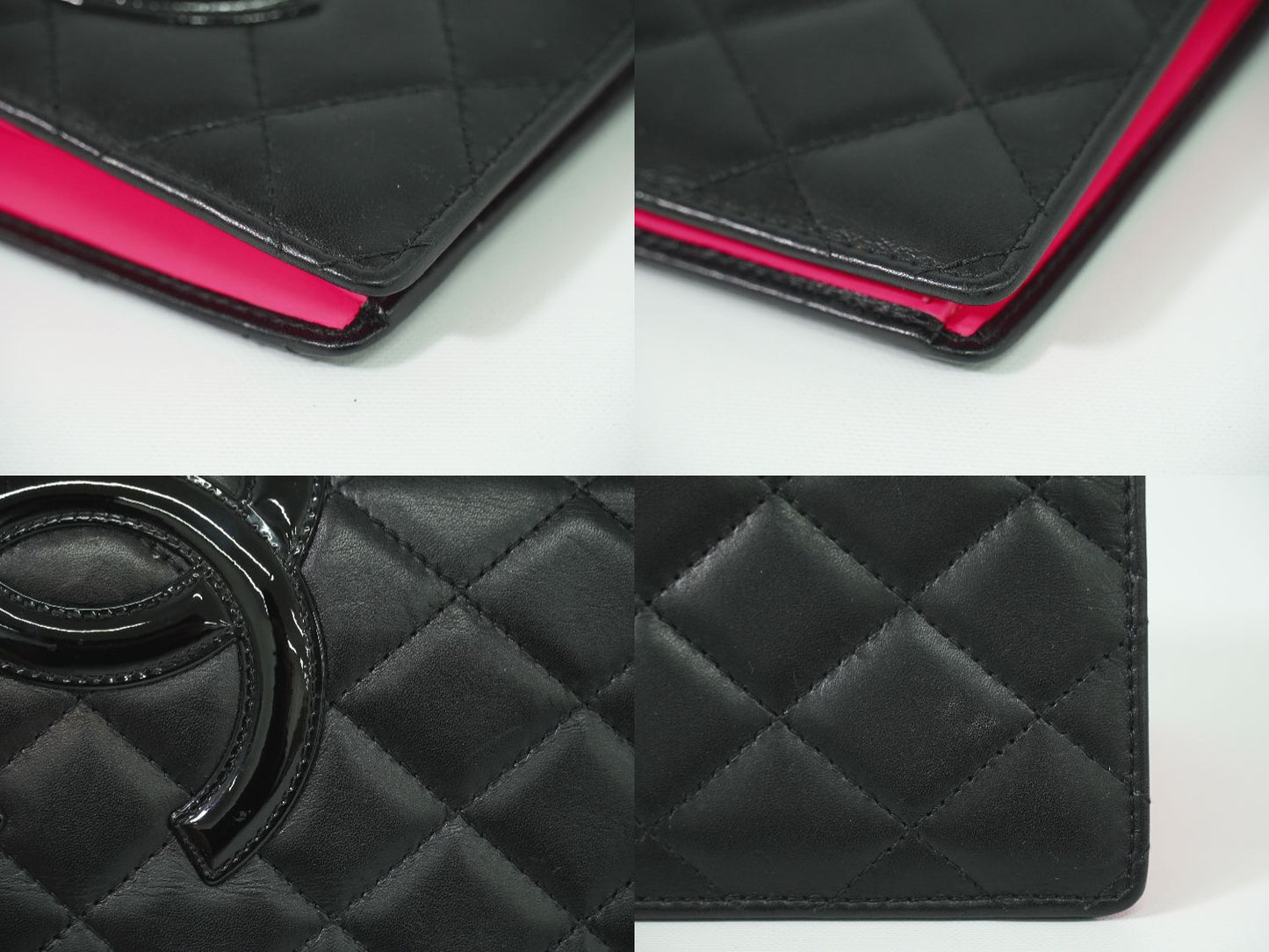 CHANEL ココマーク カンボンライン 長財布 ブラック