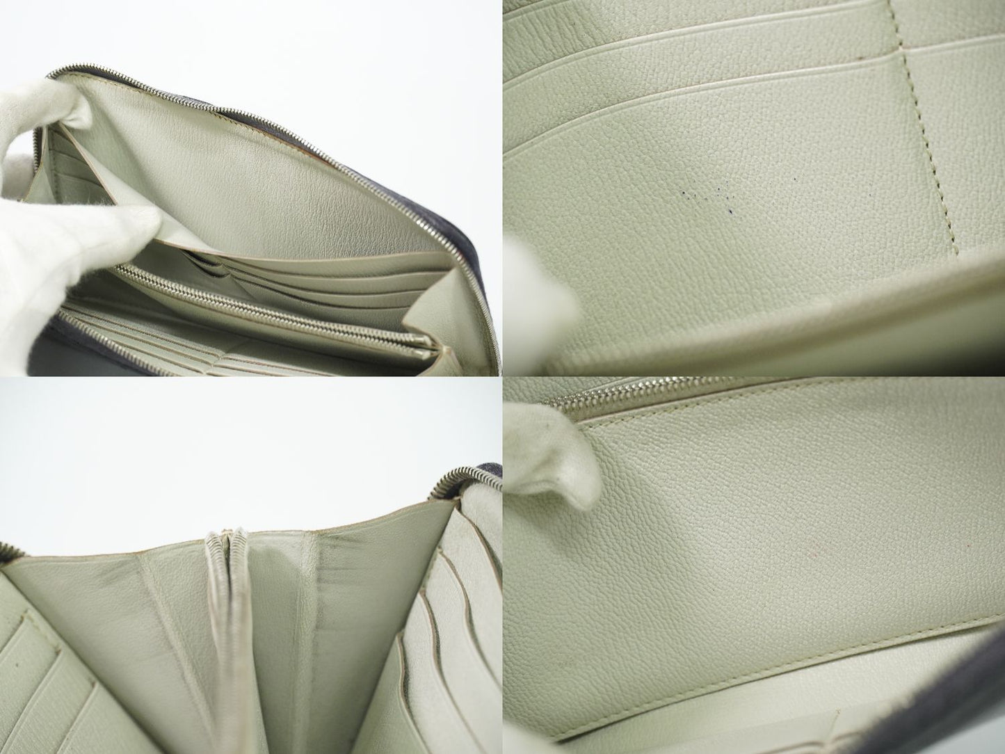 HERMES アザップ ロング アリゲーター レザー 長財布 ブラック