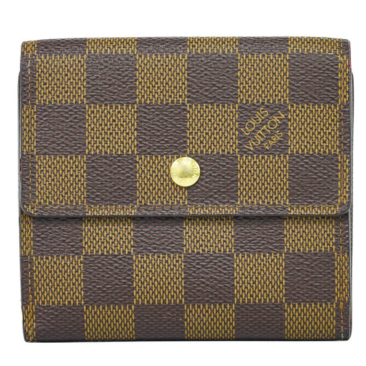 LOUIS VUITTON ポルトフォイユ エリーズ ダミエ エベヌ 折財布 N61654