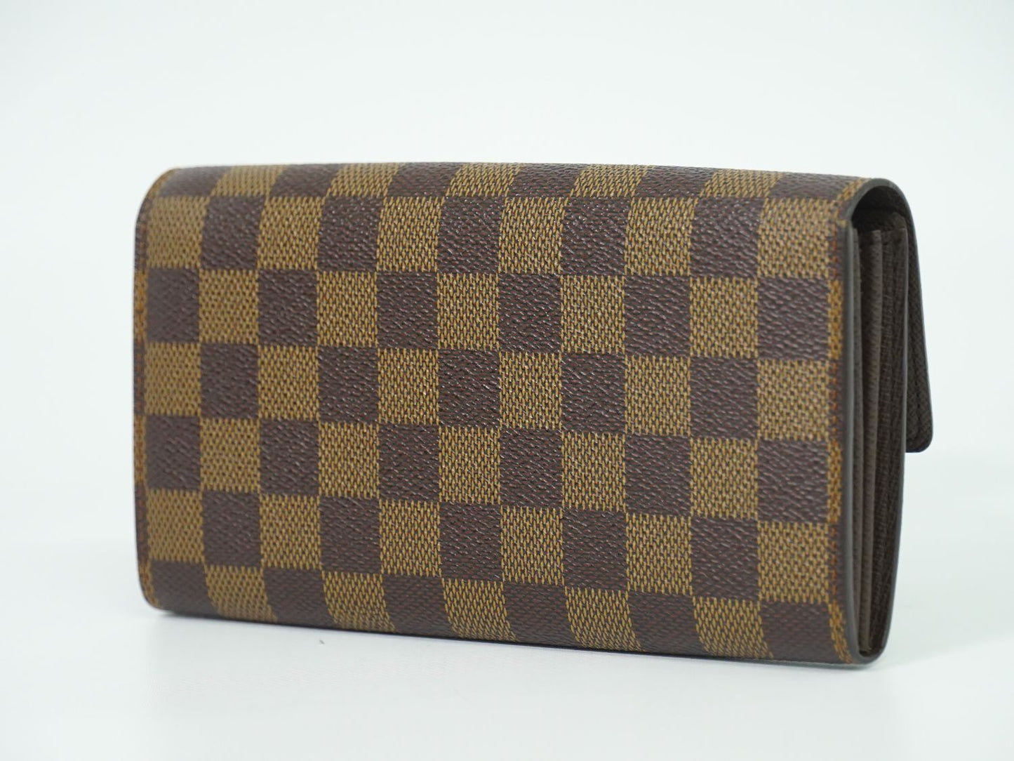 LOUIS VUITTON ポシェット ポルト モネ クレディ ダミエ エベヌ 長財布 N61725