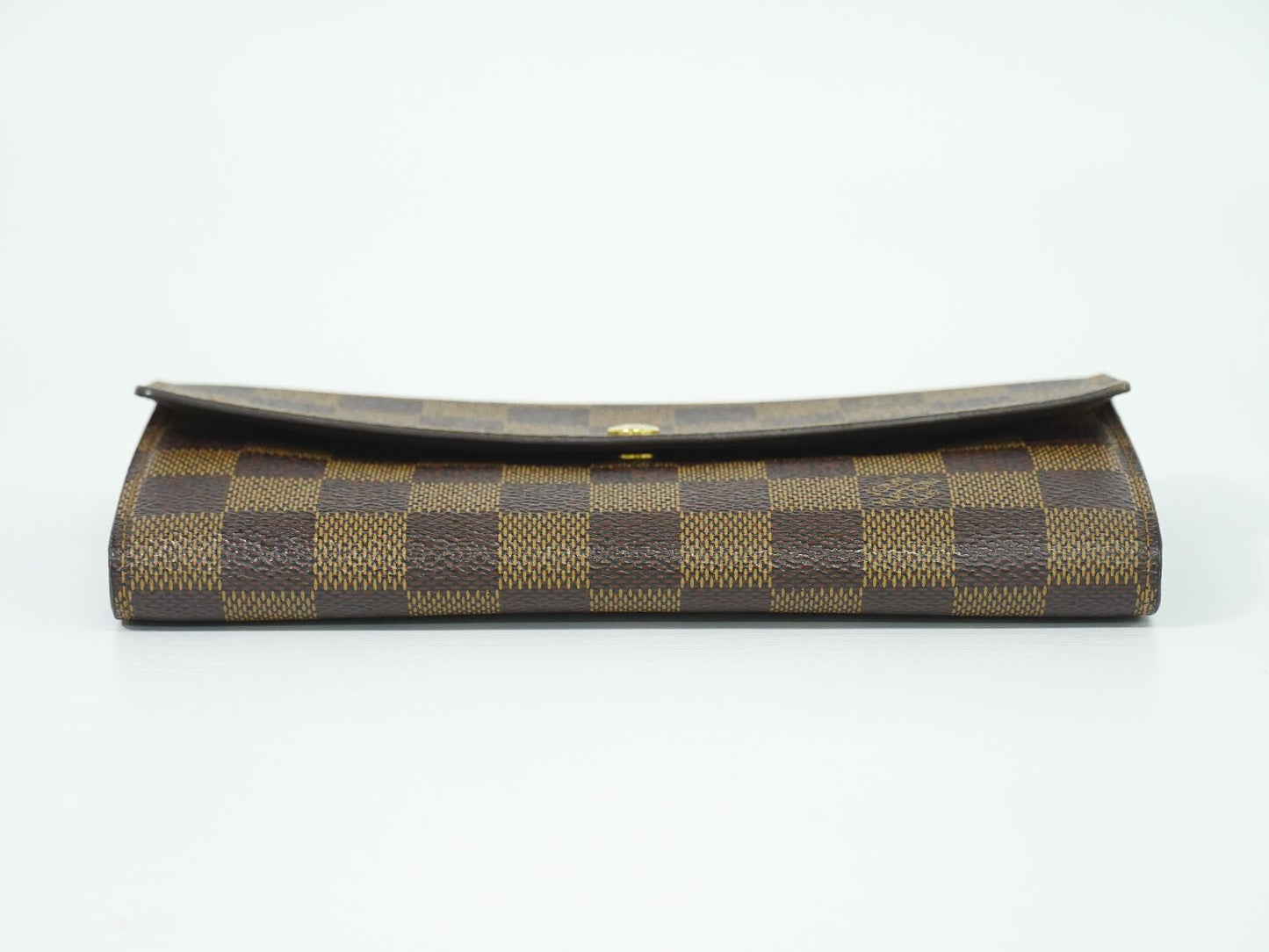 LOUIS VUITTON ポシェット ポルト モネ クレディ ダミエ エベヌ 長財布 N61725