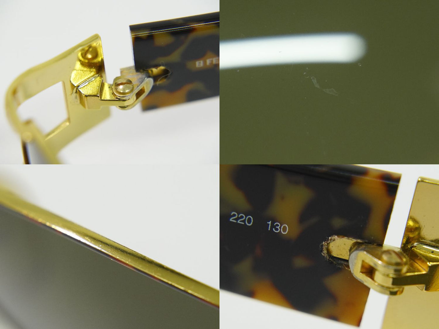 FENDI べっ甲柄 サングラス ブラウン SL7017