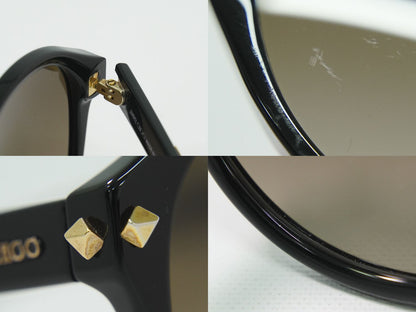 JIMMY CHOO スタッズ サングラス ブラック MORE/FS 807J6