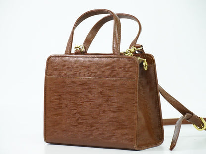 Courreges 2WAY ショルダーバッグ ブラウン