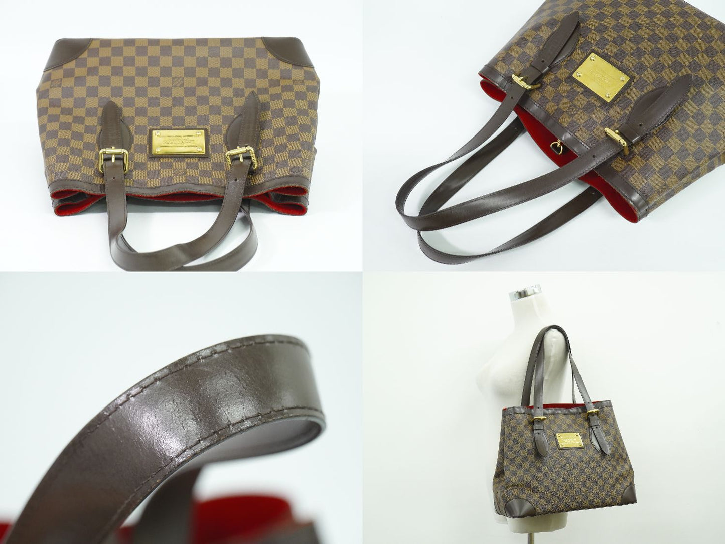LOUIS VUITTON ハムステッド MM ダミエ エベヌ トートバッグ N51204