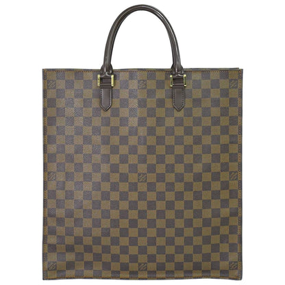 LOUIS VUITTON サックプラ ダミエ エベヌ トートバッグ N51140