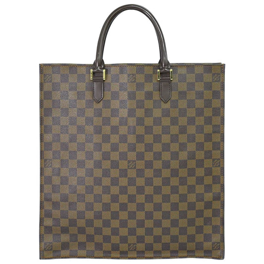 LOUIS VUITTON サックプラ ダミエ エベヌ トートバッグ N51140