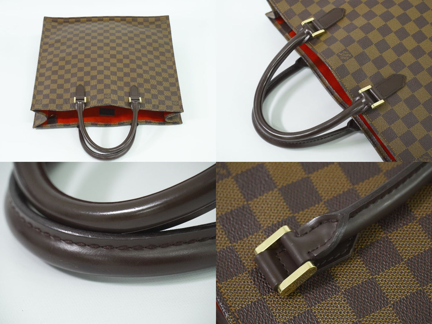 LOUIS VUITTON サックプラ ダミエ エベヌ トートバッグ N51140