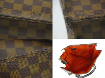 LOUIS VUITTON サックプラ ダミエ エベヌ トートバッグ N51140