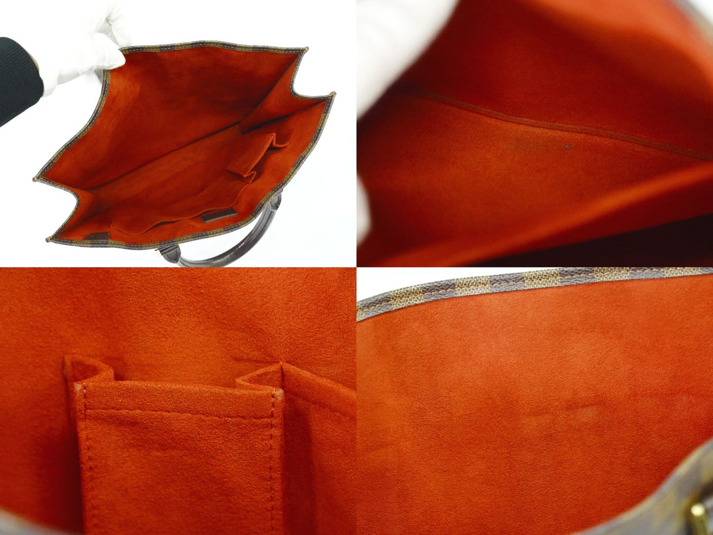 LOUIS VUITTON サックプラ ダミエ エベヌ トートバッグ N51140