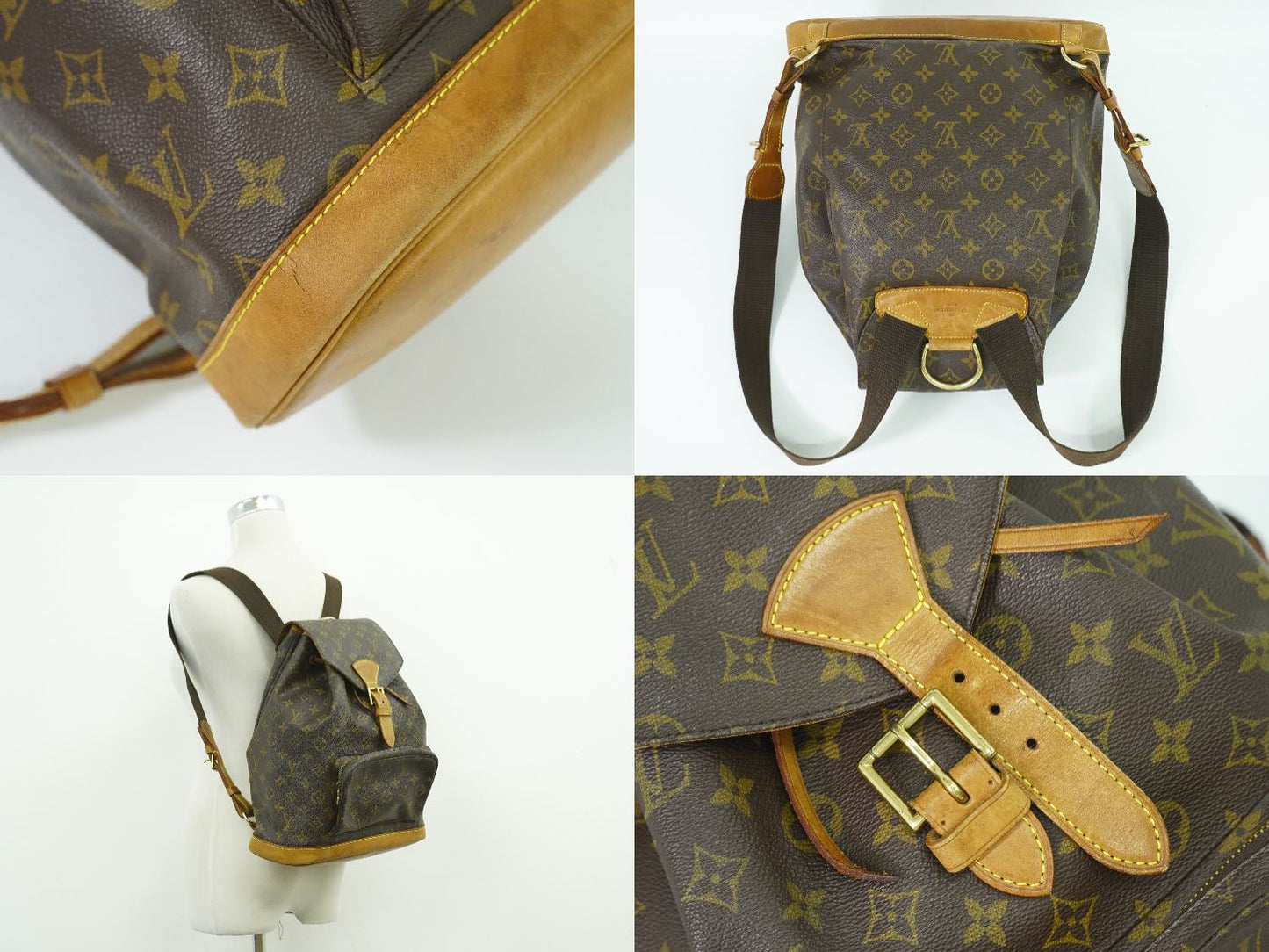 LOUIS VUITTON モンスリ GM モノグラム リュックサック M51135