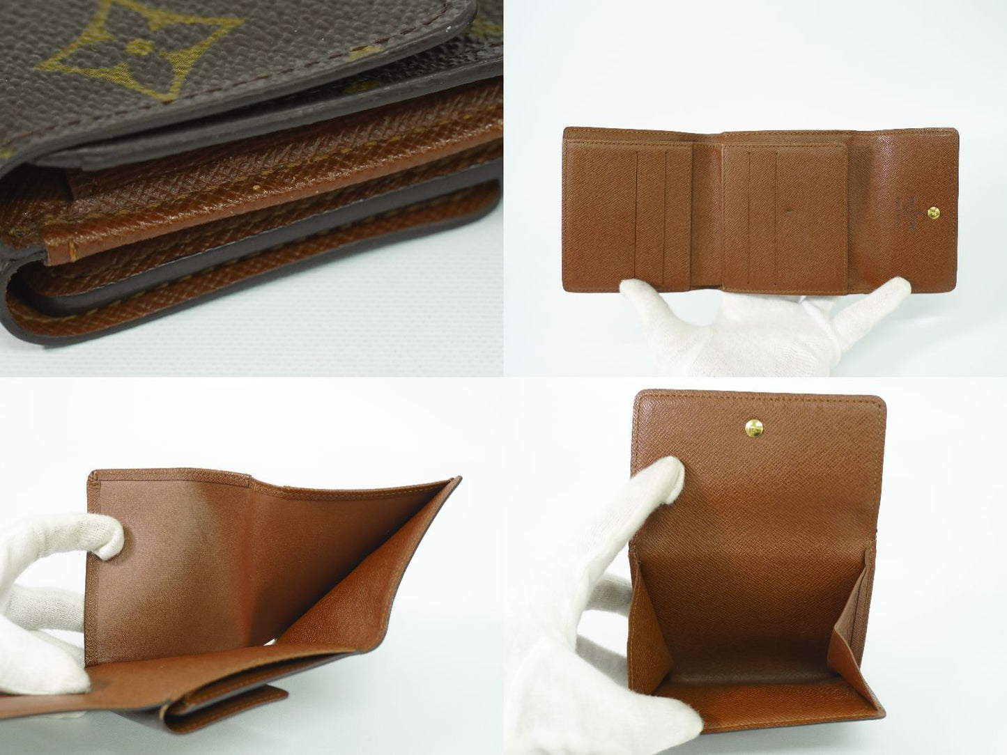 LOUIS VUITTON ポルトモネビエカルトクレディ モノグラム 折財布 M61652