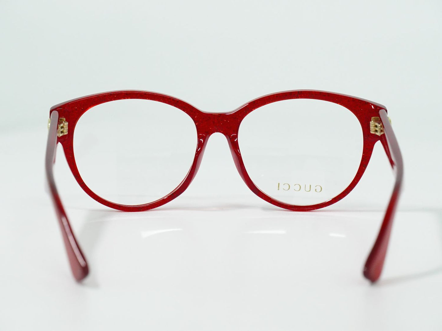 GUCCI インターロッキングG メガネ フレーム レッド GG0039OA