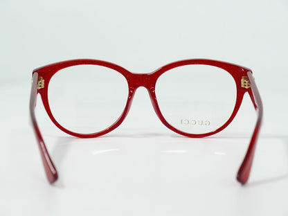 GUCCI インターロッキングG メガネ フレーム レッド GG0039OA