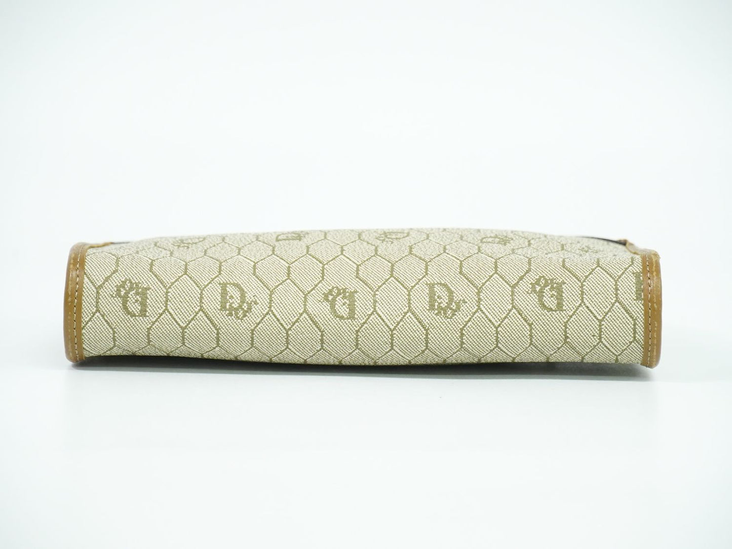 Christian Dior ハニカム柄 ショルダーバッグ ベージュ