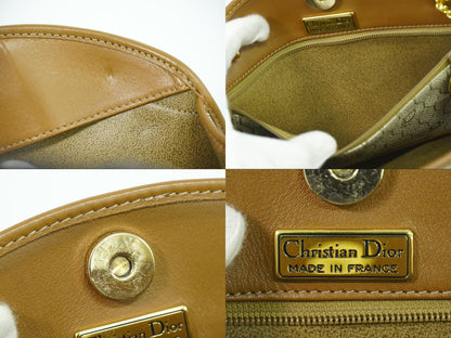 Christian Dior ハニカム柄 ショルダーバッグ ベージュ