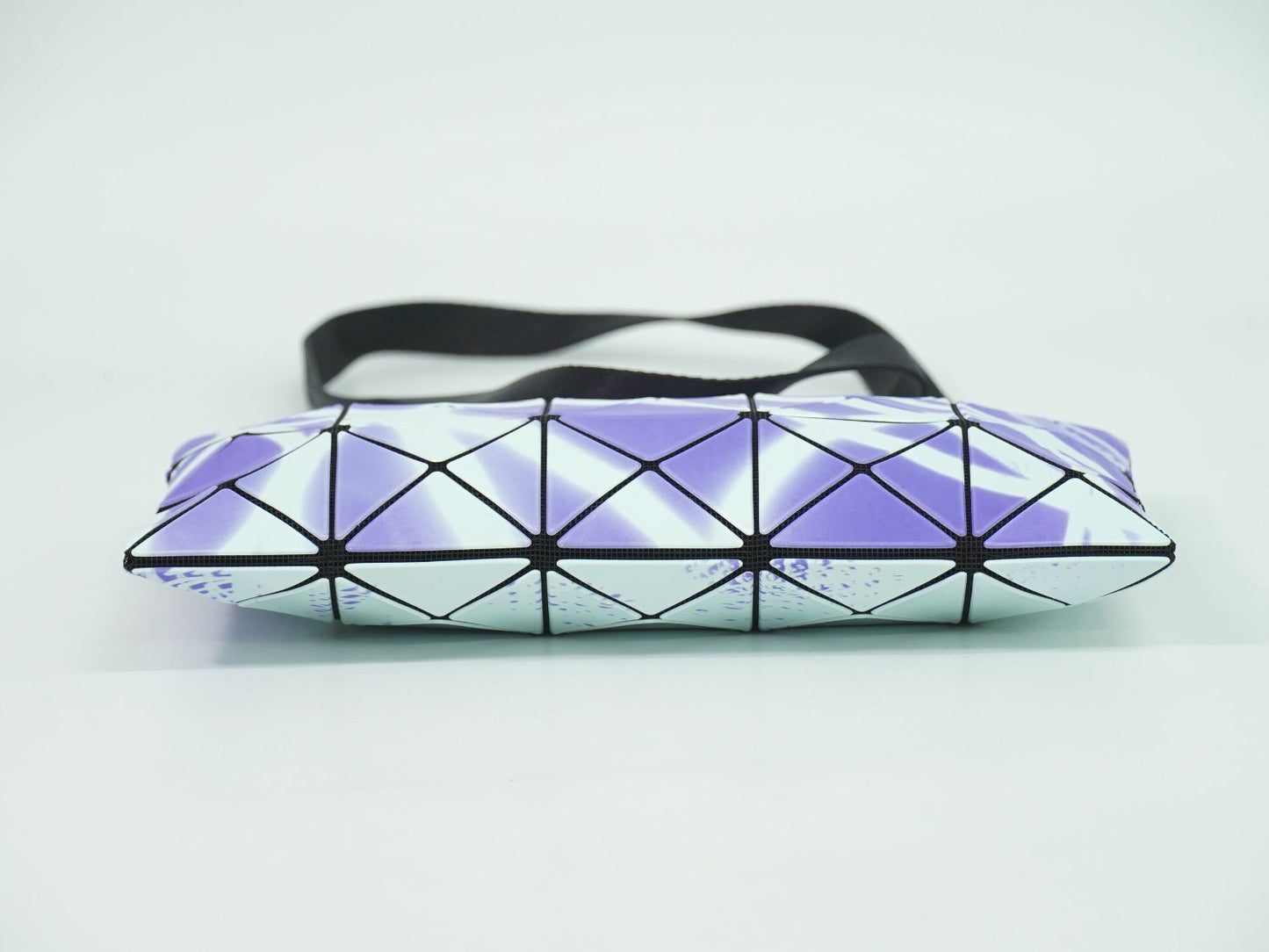 BAOBAO ISSEY MIYAKE ショルダーバッグ パープル ライトブルー ブラック BB91-AG841-71