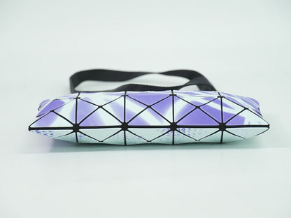 BAOBAO ISSEY MIYAKE ショルダーバッグ パープル ライトブルー ブラック BB91-AG841-71