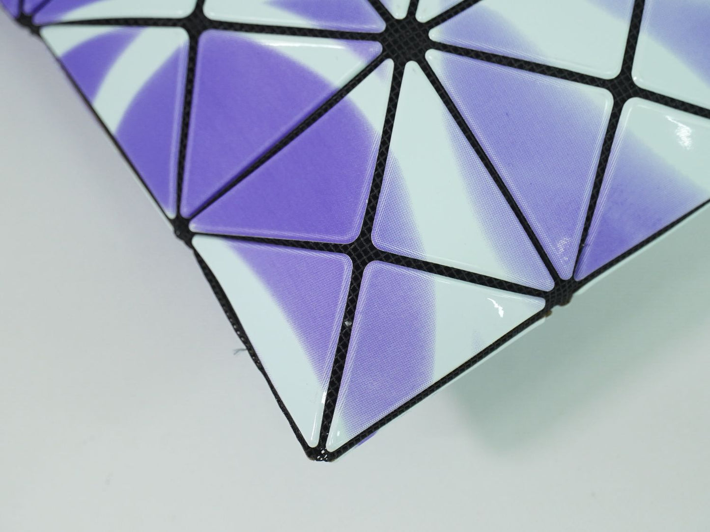 BAOBAO ISSEY MIYAKE ショルダーバッグ パープル ライトブルー ブラック BB91-AG841-71