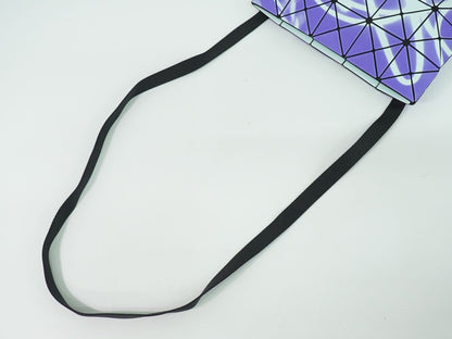 BAOBAO ISSEY MIYAKE ショルダーバッグ パープル ライトブルー ブラック BB91-AG841-71