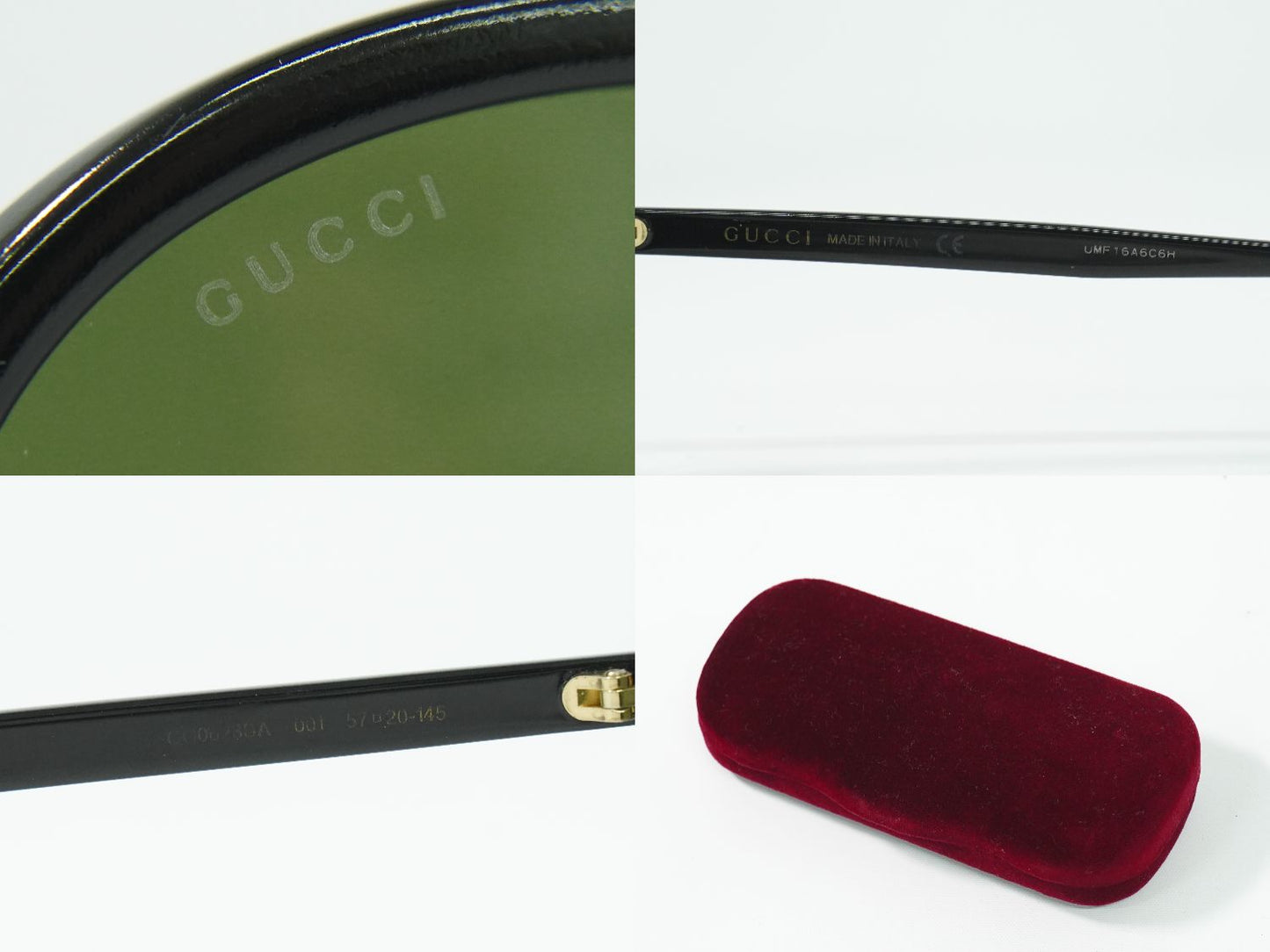 GUCCI インターロッキングG サングラス ブラック GG0023SA