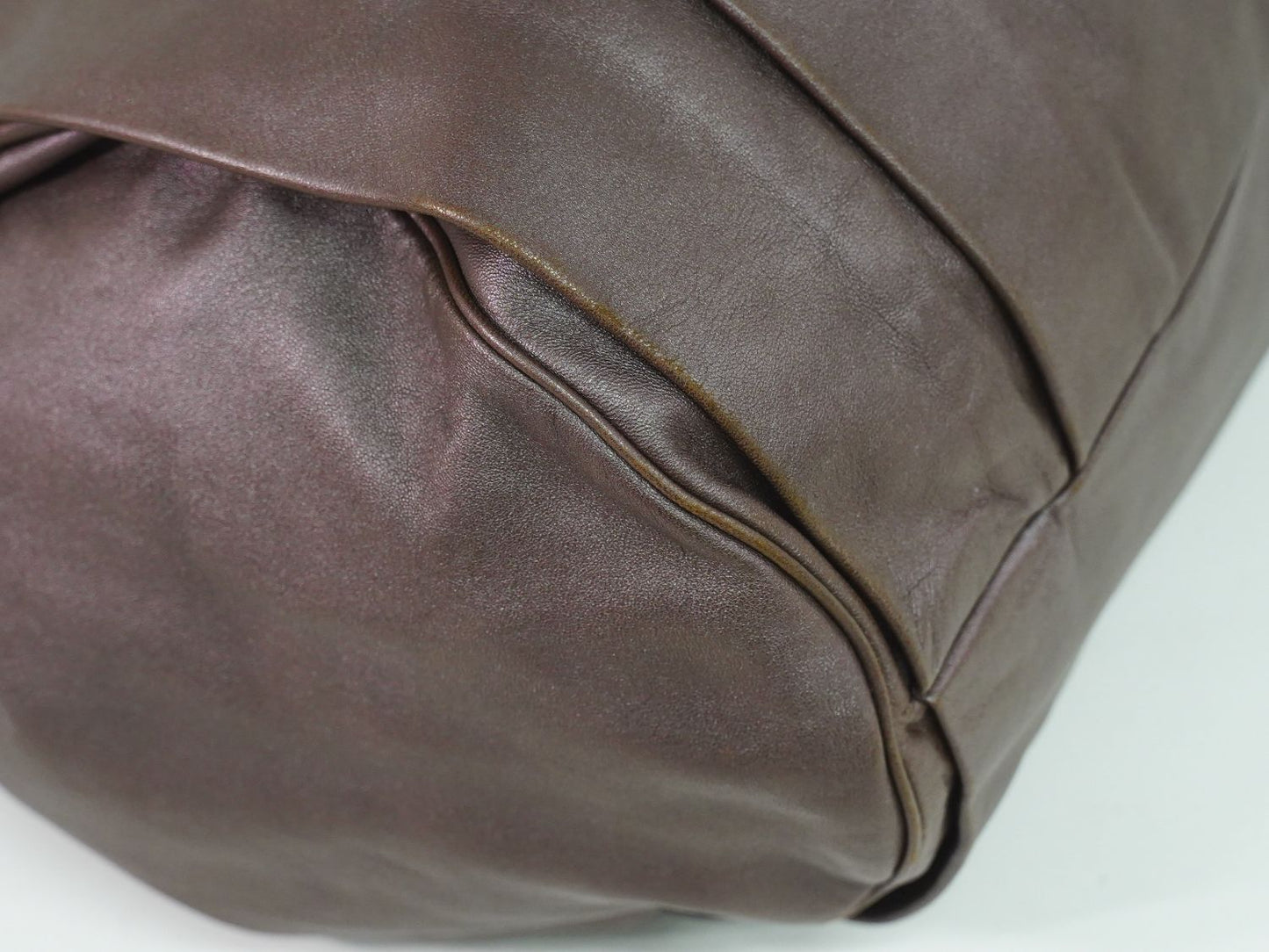 BOTTEGA VENETA イントレチャート ショルダーバッグ ブラウン 248522