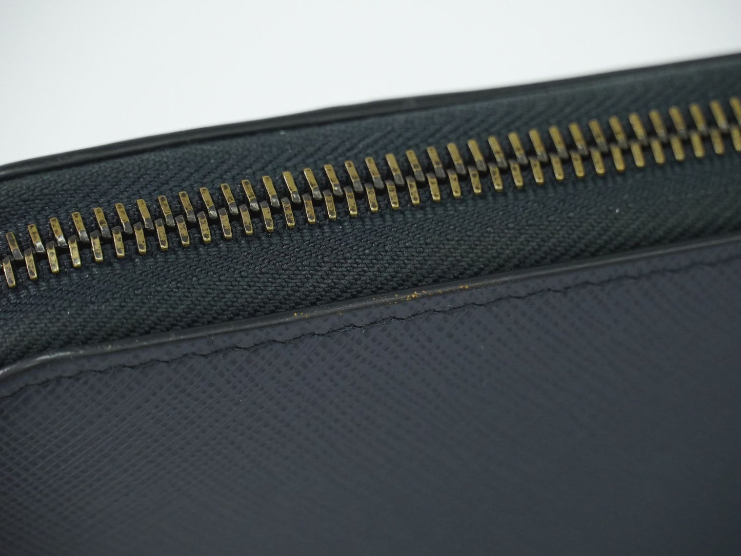 PRADA サフィアーノ レザー 長財布 ネイビー