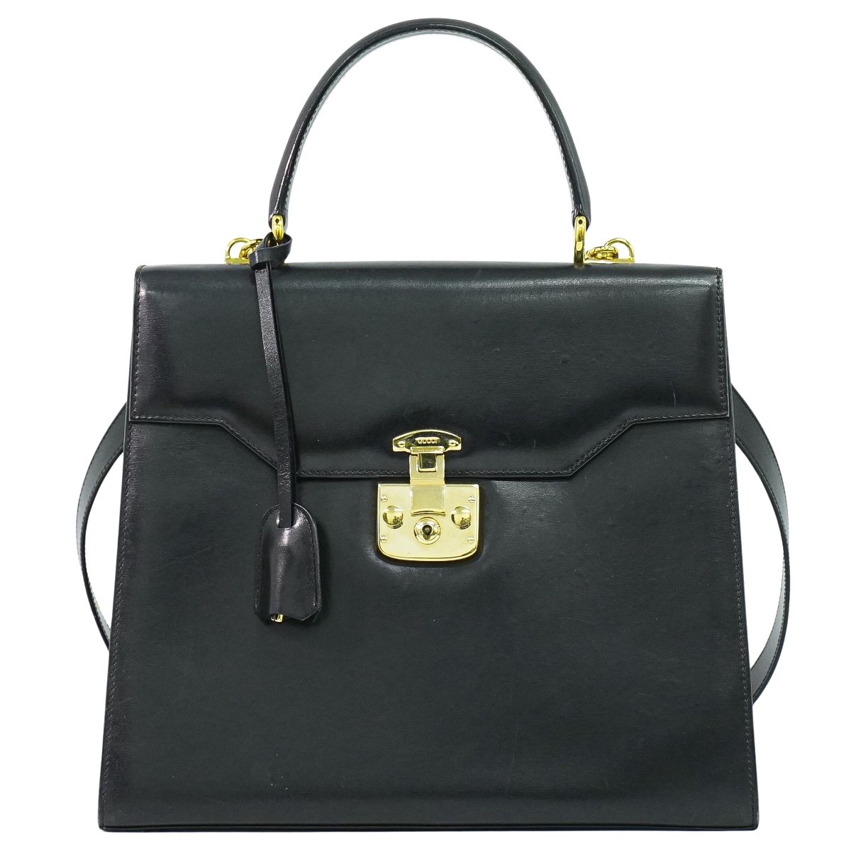 GUCCI レディロック 2WAY ショルダーバッグ ブラック