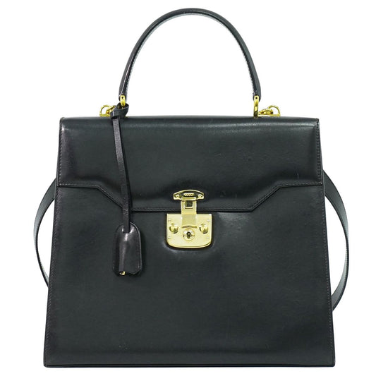 GUCCI レディロック 2WAY ショルダーバッグ ブラック