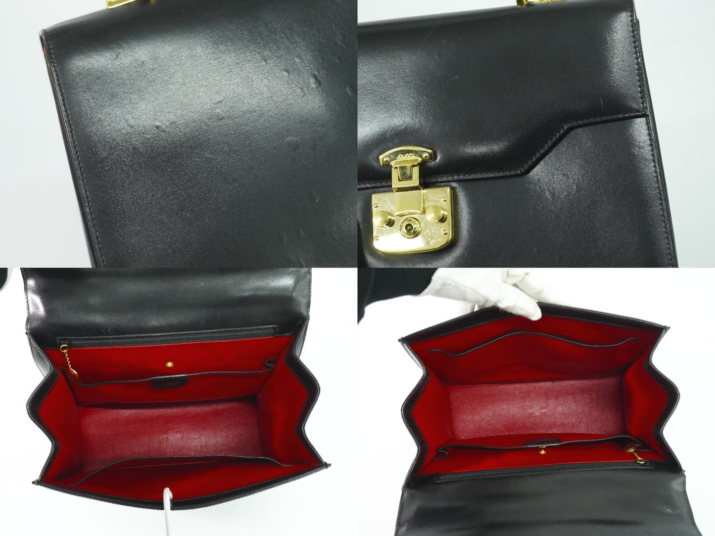 GUCCI レディロック 2WAY ショルダーバッグ ブラック