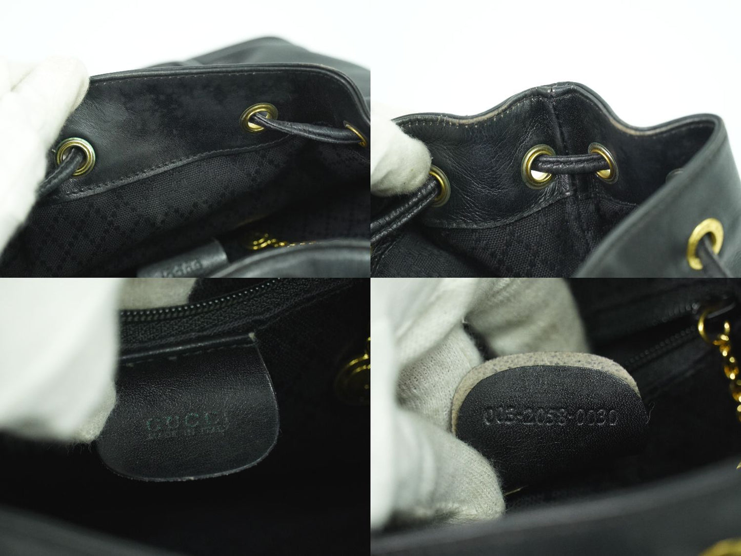 GUCCI バンブー リュックサック ブラック