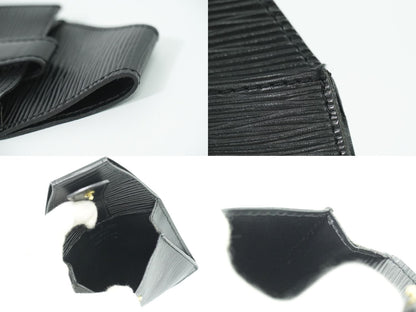 LOUIS VUITTON シャーウッド エピ レザー ポーチ ノワール M52902